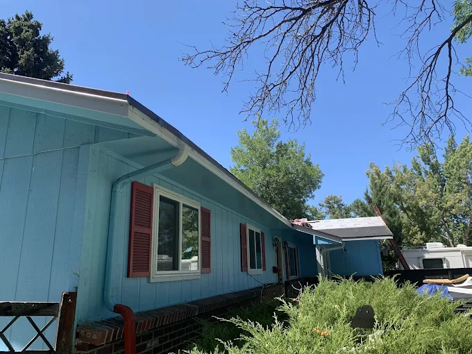 Roof maintenance and cleaning after hail and storm damage – Chicago Hail Claims service example.